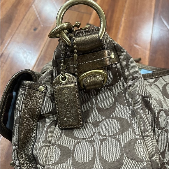 Coach Stylish Brown Patterned  Bag - Picture 5 of 13